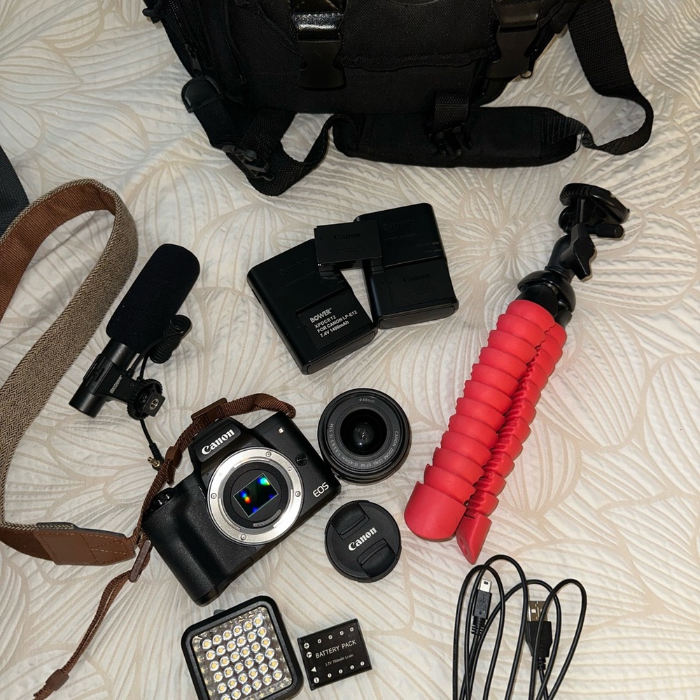 Canon EOS Camera Kit with Accessories - Black